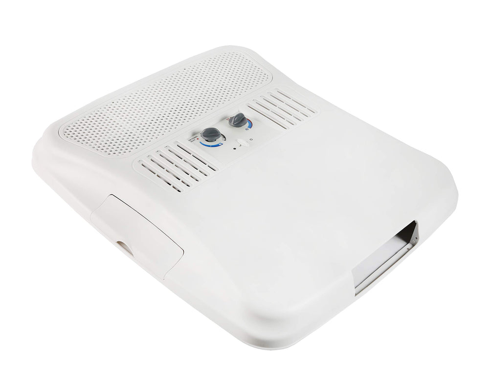 Dometic ADB front view showing diffuser and clean white finish for consistent airflow