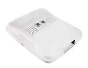 Dometic ADB front view showing diffuser and clean white finish for consistent airflow