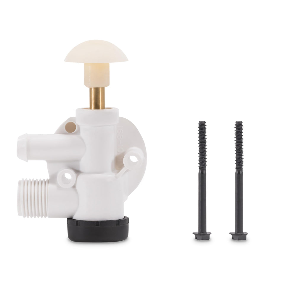 Dometic valve assembly front view showing complete replacement benefits