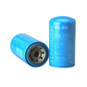 Donaldson DBL7349 front view showing spin-on canister and label for easy part identification and reliable replacement
