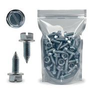 Donkey Auto Products front box view showing 100 screws, clear bulk supply benefit