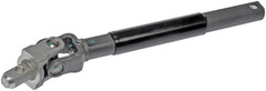 Dorman steering shaft front view showing mounting ends and secure fit