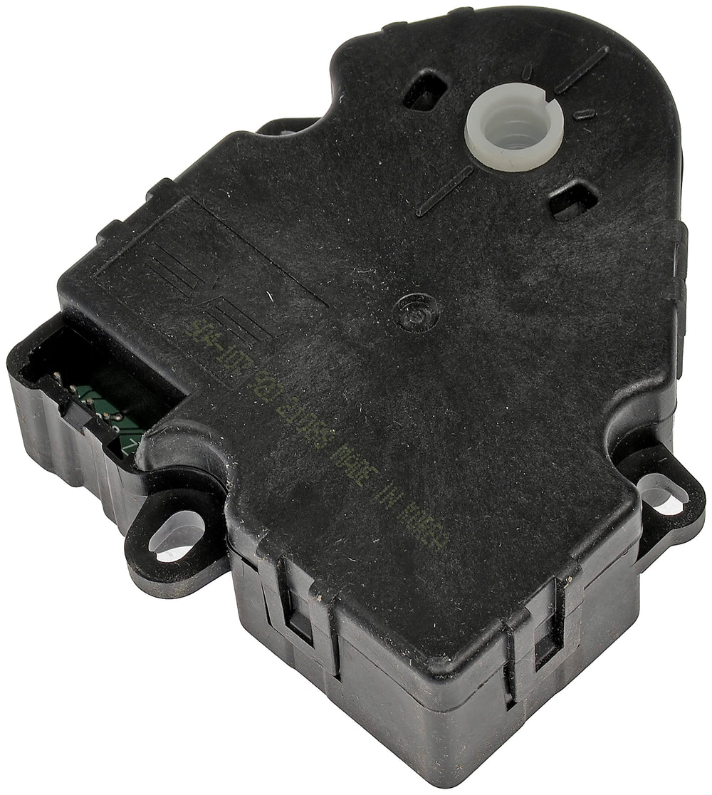 Dorman 604-107 front view showing mounting points and connector, ensures easy fit