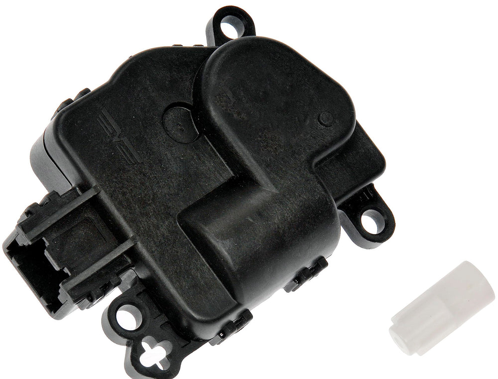 Dorman 604-288 front view showing actuator shape and mounting, reliable replacement