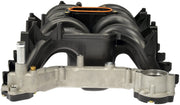 Dorman manifold front view showing fit and mounting points for easy replacement