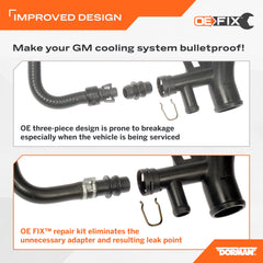 Dorman 626-609 connector close-up highlighting improved joint strength