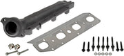 Dorman 674-498 front manifold view showing durable construction and improved fit