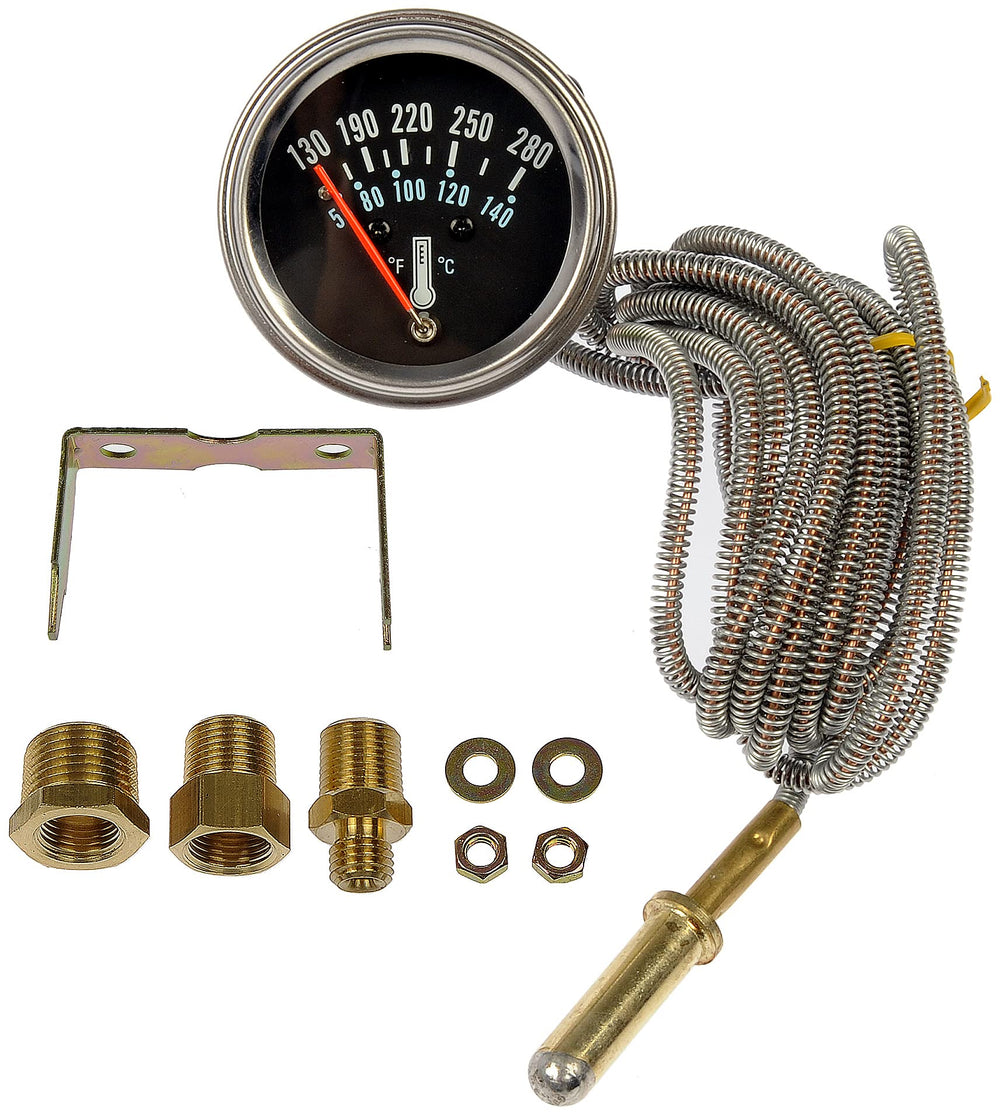 Dorman 7-120 front face analog dial showing clear temperature readings and easy visibility
