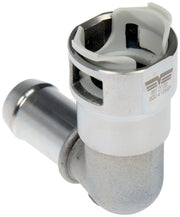 Dorman 800-418HP front angle showing durable metal 90 degree connector, for longer-lasting repairs