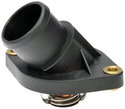 Dorman thermostat housing assembly front view showing mounting points and reliable fit