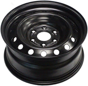 Dorman 17x7.5 steel wheel front profile showing clean finish and correct fit