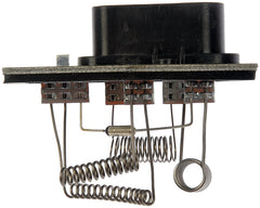 Dorman blower motor resistor close-up of resistive elements demonstrating durable construction