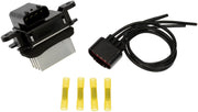 Dorman 973-399 front view showing resistor kit, accurate OE-style replacement benefit