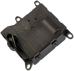 Dorman actuator installed behind dash showing restored HVAC control benefit