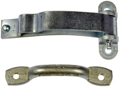Dorman check strap next to ruler for scale showing correct fitment and easy replacement
