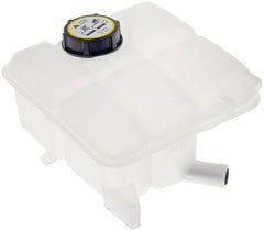 Dorman front view of coolant reservoir showing exact fit benefits