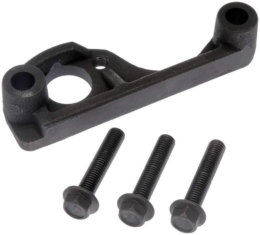 Dorman exhaust manifold clamp front view showing fit and durability benefit
