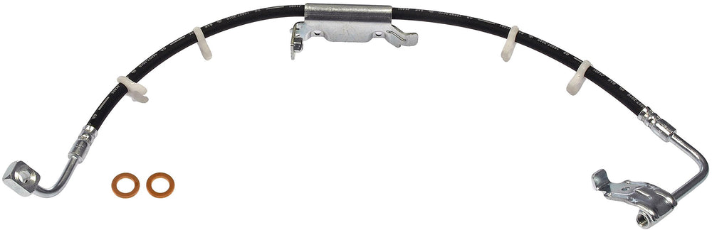Dorman front driver side hose packaging showing part label and fitment