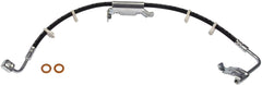 Dorman front driver side hose packaging showing part label and fitment