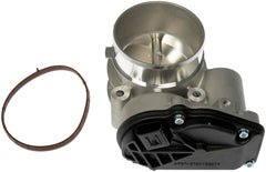 Dorman throttle body installed under hood of Ford F-150 for easy direct-fit repair