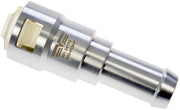 Dorman metal heater hose connector front view showing robust design and improved durability