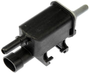 Dorman purge valve front view showing plug and hose ports for reliable replacement