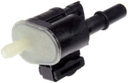 Dorman purge valve front view showing durable housing and easy fit