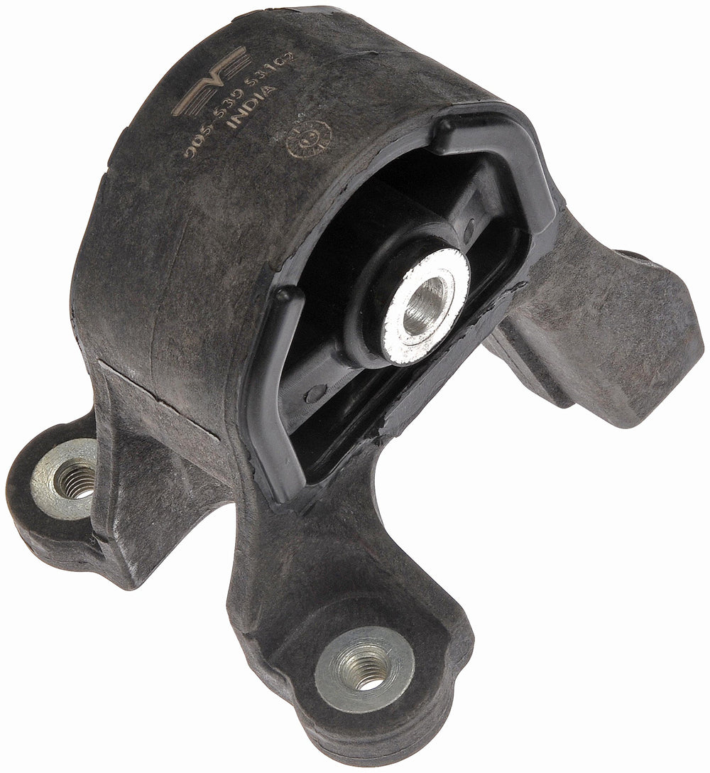 Dorman rear differential mount front view showing bolt holes and fitment benefit