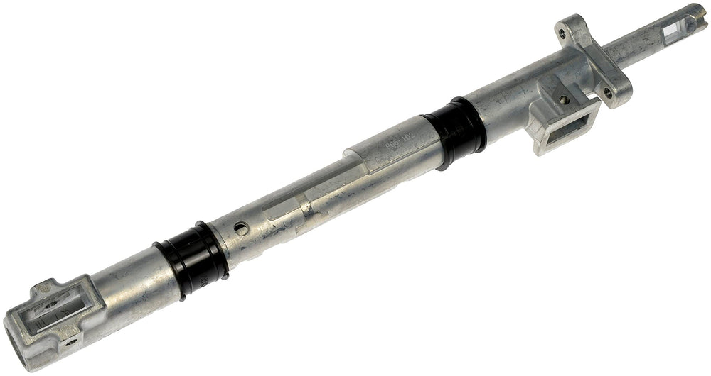 Dorman 905-102 shift tube front view showing mounting points and improved fit