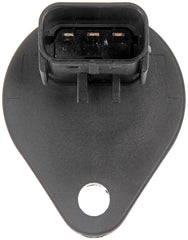 Dorman speed sensor mounting point closeup showing bolt interface and benefit: accurate fit
