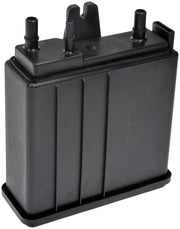 Dorman vapor canister front view showing shape and mounting points, ensures direct fit