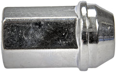 Dorman wheel nut close-up of threads and bore, ensuring secure, reliable fitment