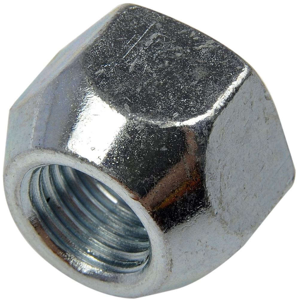 Dorman wheel nut front packaging showing 25-pack and specification benefits