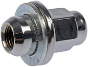 Dorman wheel nut front view showing 22 mm hex and clean finish for reliable fit
