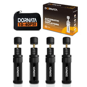 DORNATA front view of deflator showing compact design and easy grip advantage