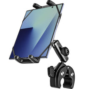 Dosvsi front view clamped on handlebar showing secure grip and stability