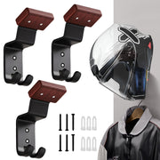 DOTANLEXO front view helmet holder showing neat storage benefit