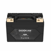 DOUKAS front view showing compact case and label, enabling easy identification
