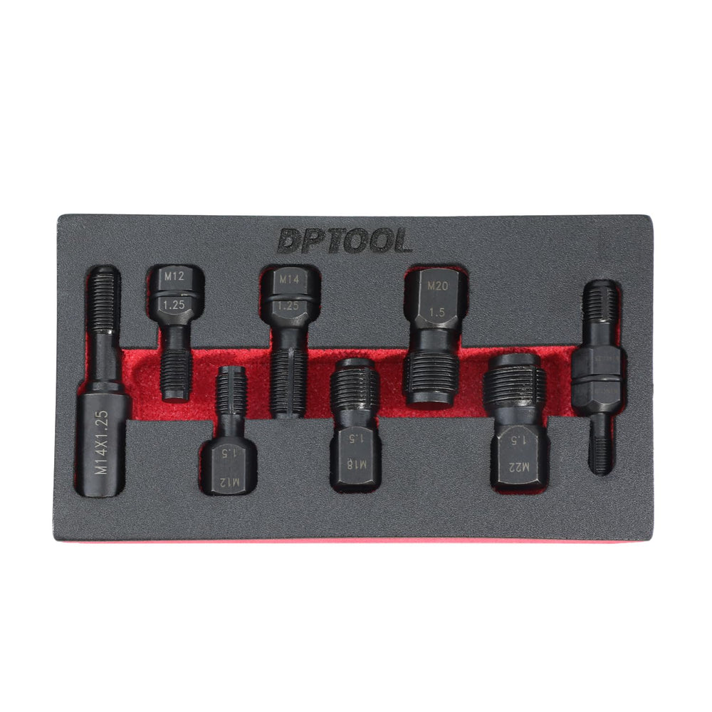 DPTOOL front packaging showing kit and sizes, clear organization benefit