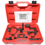 DPTOOL front view of full timing tool set in case showing organized storage and easy transport