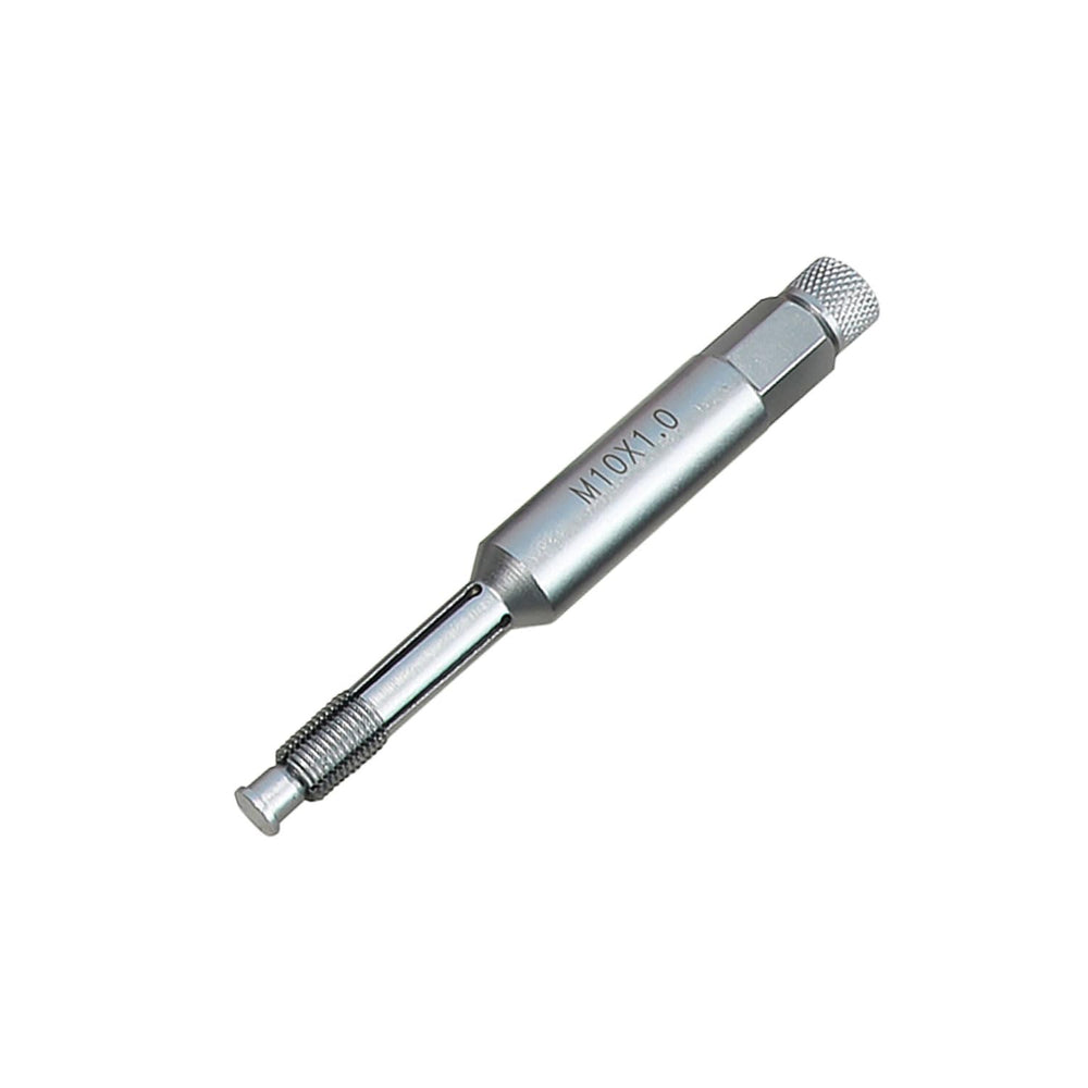 DPTOOL front view of the M10x1.0 thread chaser showing robust design and usability
