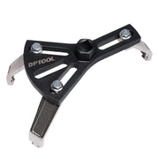 DPTOOL front view of removal and reinstall tool showing robust construction and benefit of easy ring turning