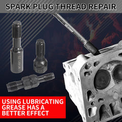 DPTOOL chasers beside common spark plug and sensor for quick size reference