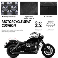 DREAMIZER installed on a Harley cruiser fender illustrating non‑permanent secure fit for passenger
