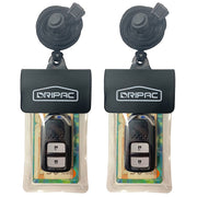 DRIPAC front view pouch showing clear protection and secure seal benefit