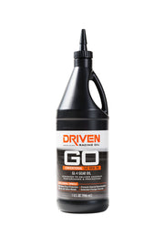 Driven Racing Oil front label showing 80W-90 GL-4 and benefits