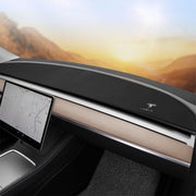 Drocoge dashboard cover front view showing neat fit and protection