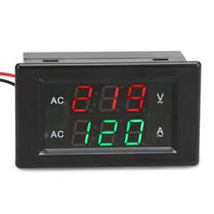 DROK close-up LED readout highlighting clear digits and color-coded readings