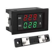 DROK front display showing voltage and current for easy monitoring
