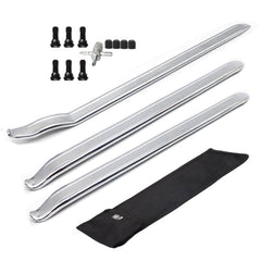 Dr.Roc front packaging showing complete tire irons set and case, easy storage benefit
